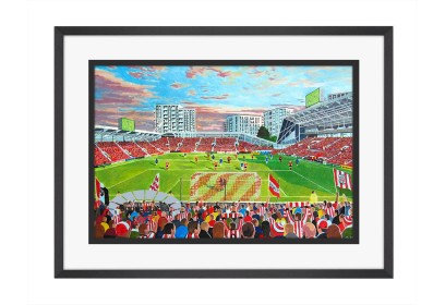 Brentford Community Stadium(Gtech) Fine Art Print - Brentford FC
